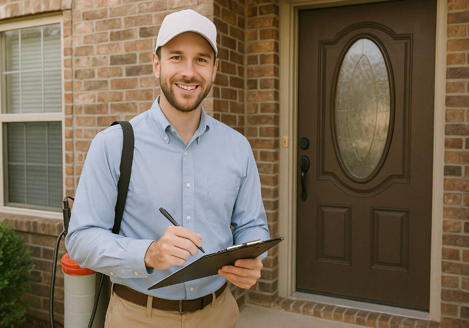 Pest Control in Rialto, CA service being performed